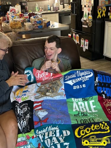 Customer photo review of T Shirt Quilt by Project Repat