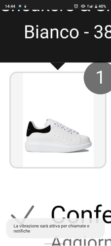 Customer photo review of Sneakers & Slip-On Bianco