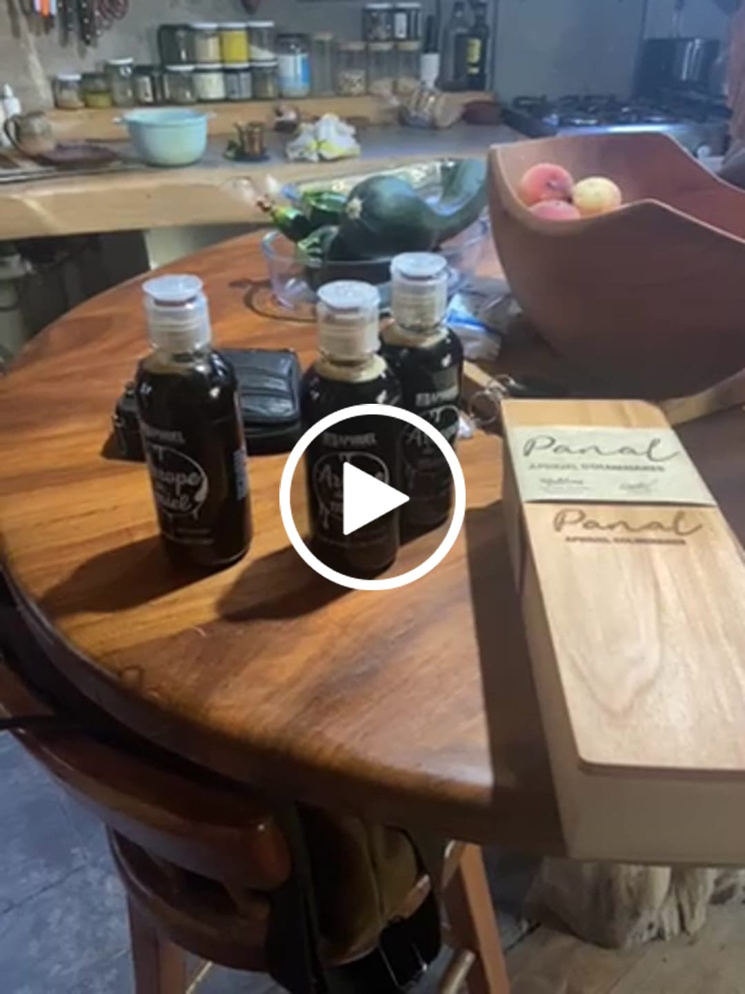 Customer video review of Arrope de Miel para cocina