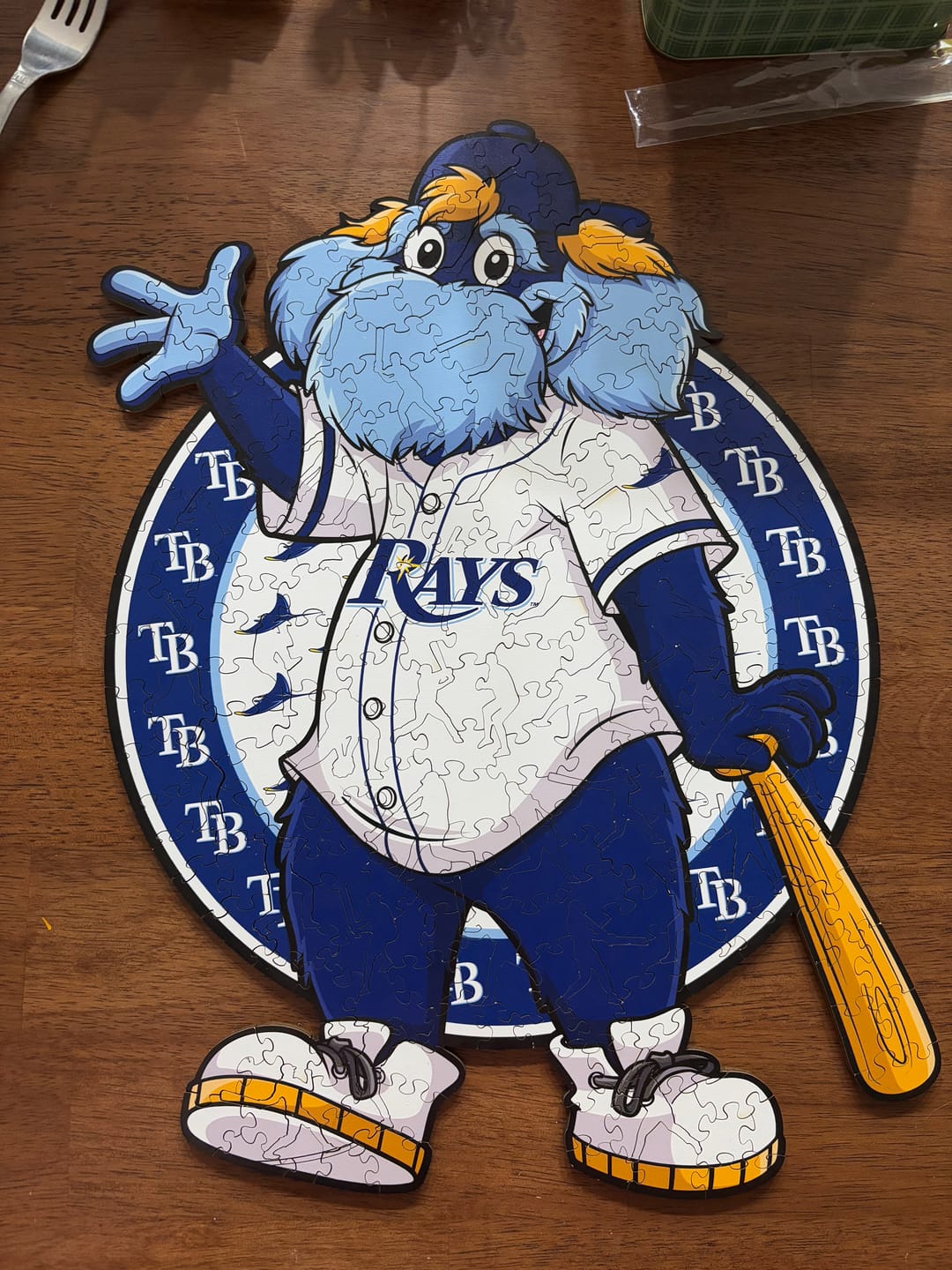 Customer photo review of Tampa Bay Rays™ Mascot - Wooden Puzzle