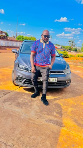 Customer photo review of MARCI FRANC TRIBAL JACQUARD POLO SHIRT