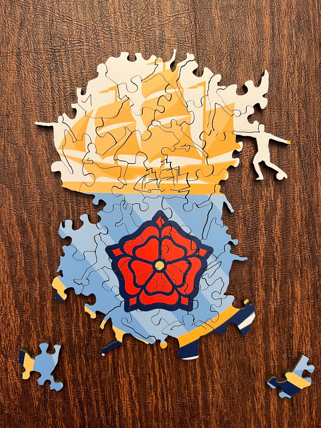 Customer photo review of Manchester City FC® Logo - Wooden Puzzle