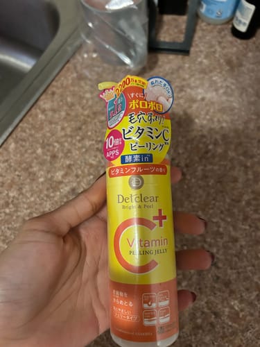 Customer photo review of Det Clear Bright & Peel Vitamin C Peeling Jelly 180ml