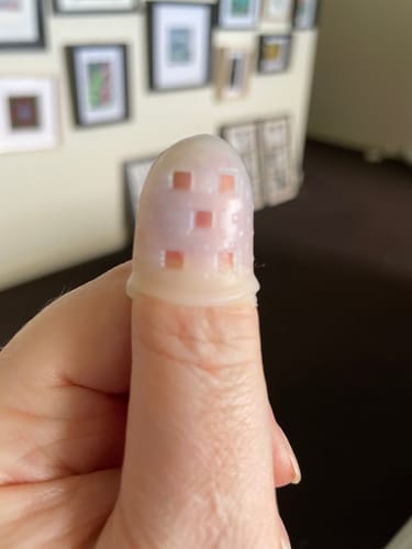 Customer photo review of Picky Finger Protectors - Set of 10 (5 sizes)