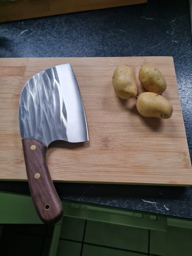 Customer photo review of Handgeschmiedetes Kochmesser - Ergonomic