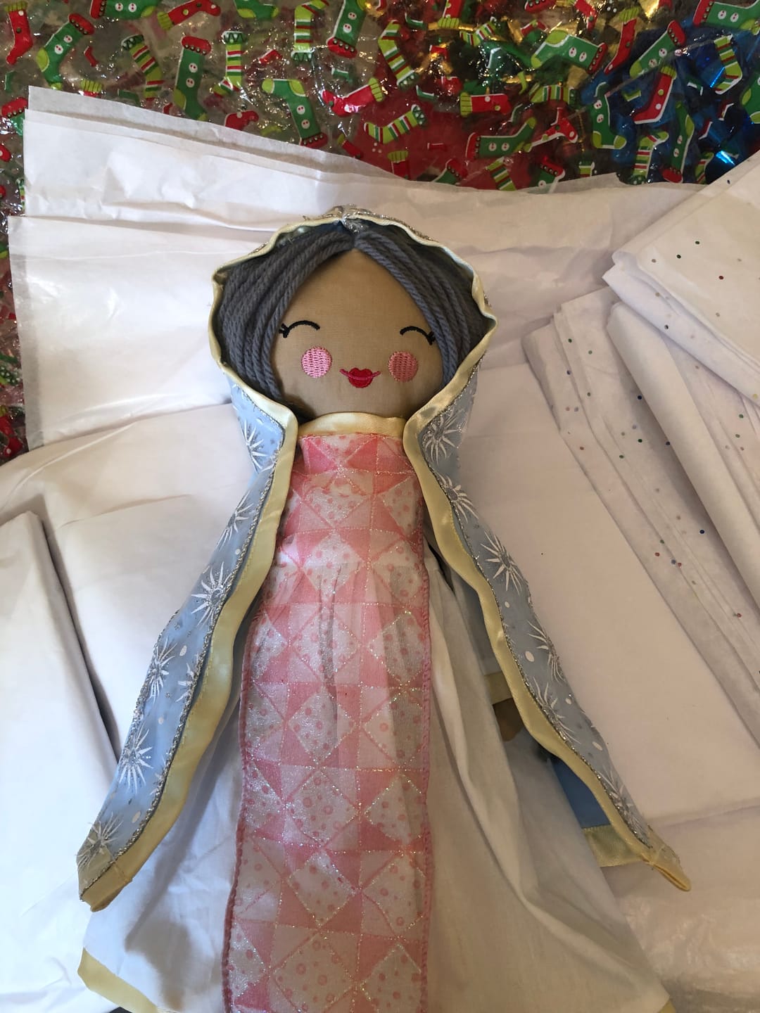 Customer photo review of Blessed Mother Rag Doll