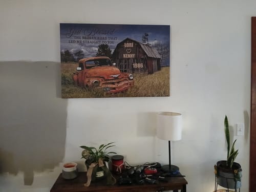 Kenneth J. review of God Blessed The Broken Road Canvas Print Wall Art image 1 out of 1