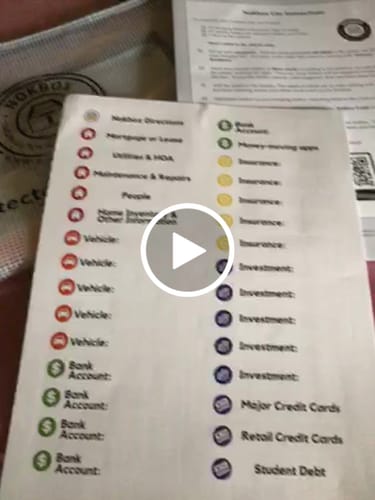 Customer video review of Extra Set of Labels