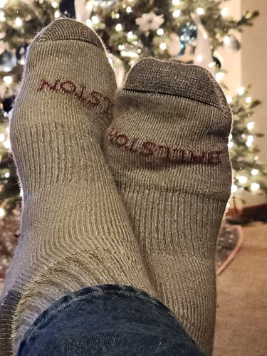 Customer photo review of Ballston 83% Wool Heavyweight Expedition Weight Hunting Socks - 3 Pairs for Men and Women