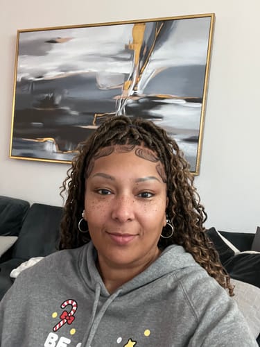 Customer photo review of Destressed Locs Wig "Swiss Full Lace" (Ready to ship)