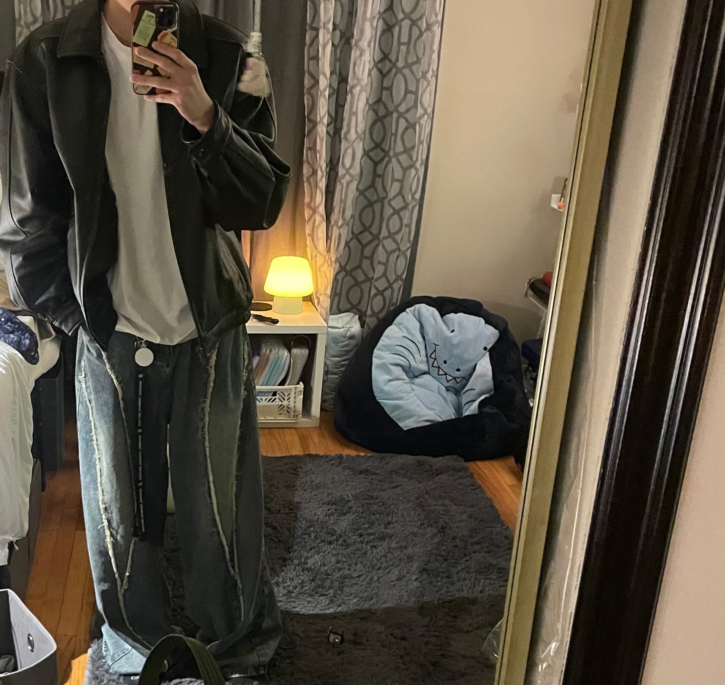 Customer photo review of Aelfric Eden Baggy Fringe Jeans