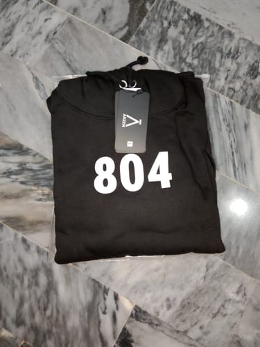 Customer photo review of BLACK BOLD HOODIE
