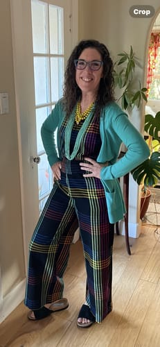 Customer photo review of MARIE CINCH JUMPER | FIREFLY CHEX