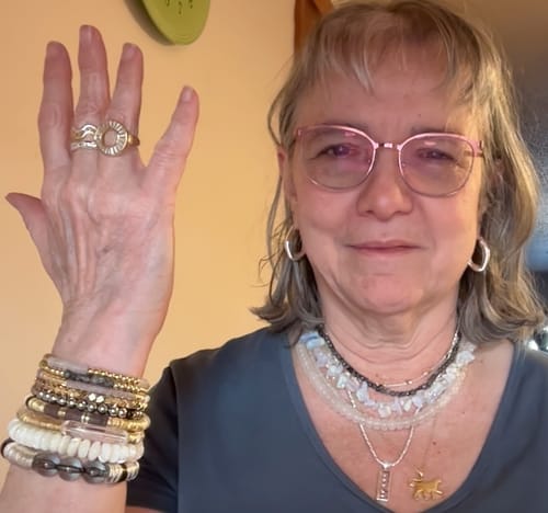 Customer photo review of Maren Necklace