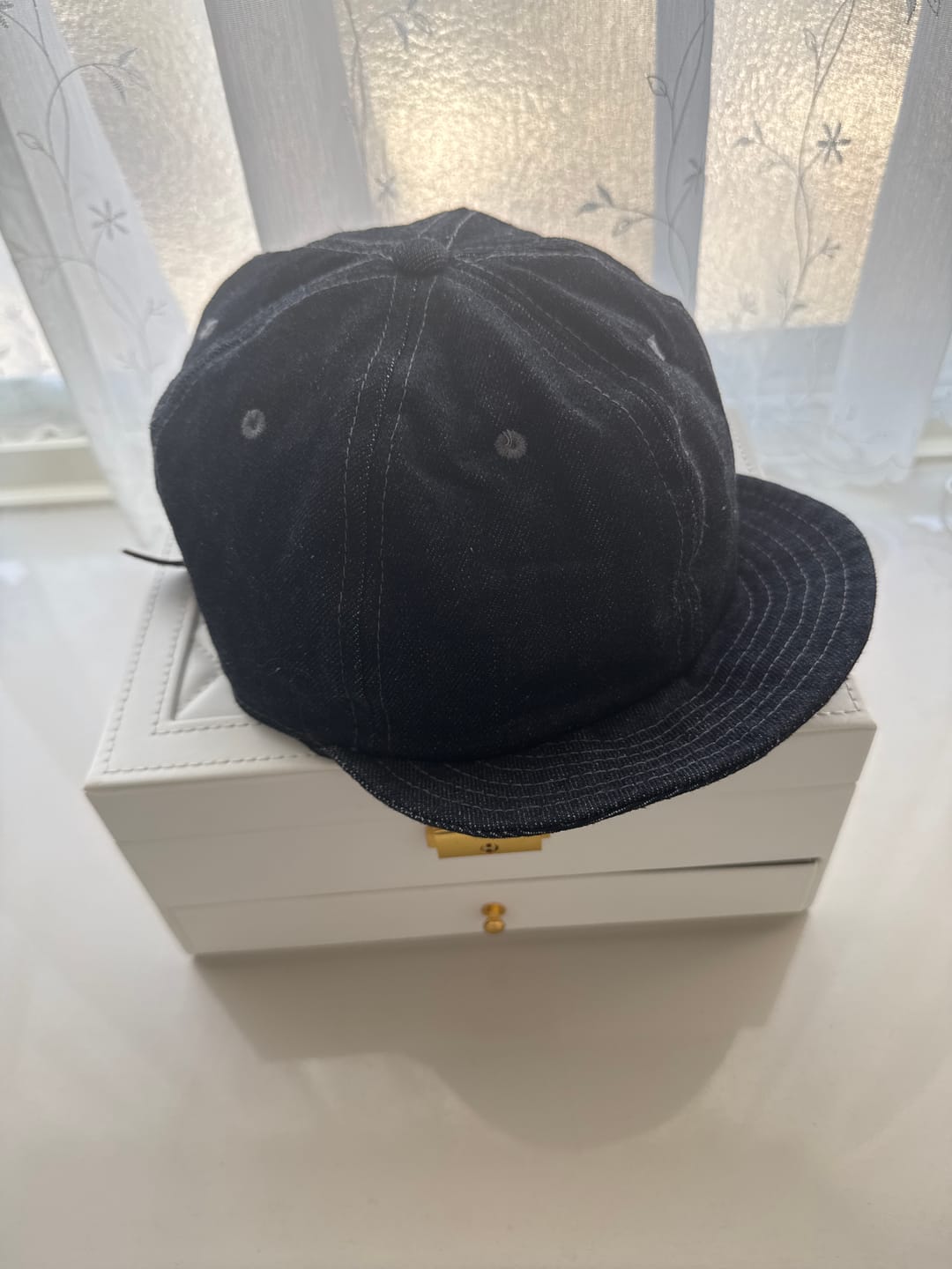 Customer photo review of 裏和柄・招き猫 デニムボールキャップ