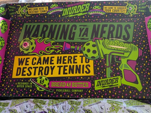 Customer photo review of The Invader 16mm Pickleball Paddle