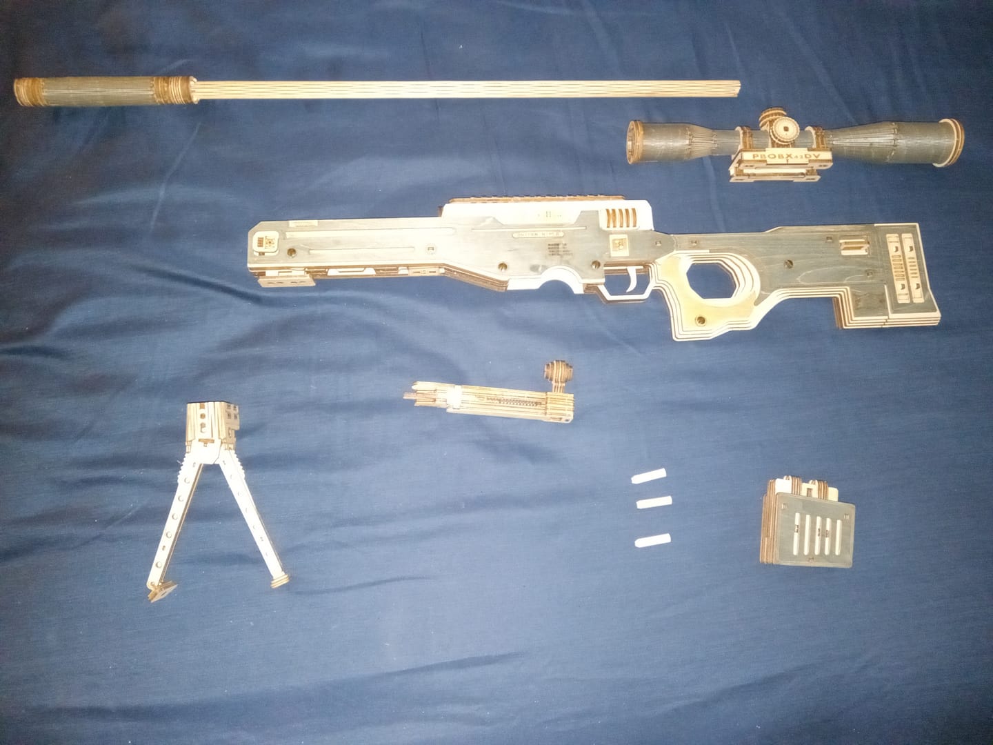 Customer photo review of Rokrgeek AWM Sniper Rifle 3D Wooden Gun Puzzle