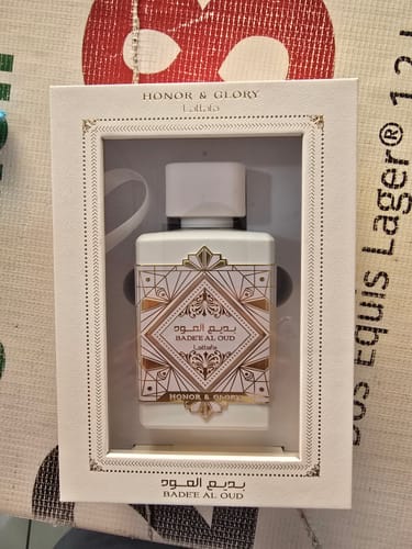 Customer photo review of Perfume Unisex Lattafa Bade'e Al Oud Honor & Glory 100ml EDP