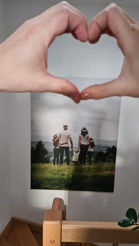 Customer photo review of Leinwandbild | Eigenes Motiv | Hochformat