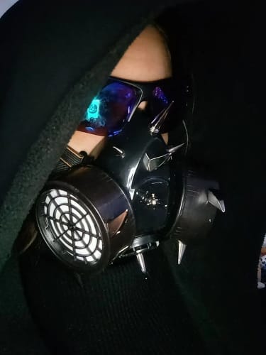 Customer photo review of Techwear Gas Mask