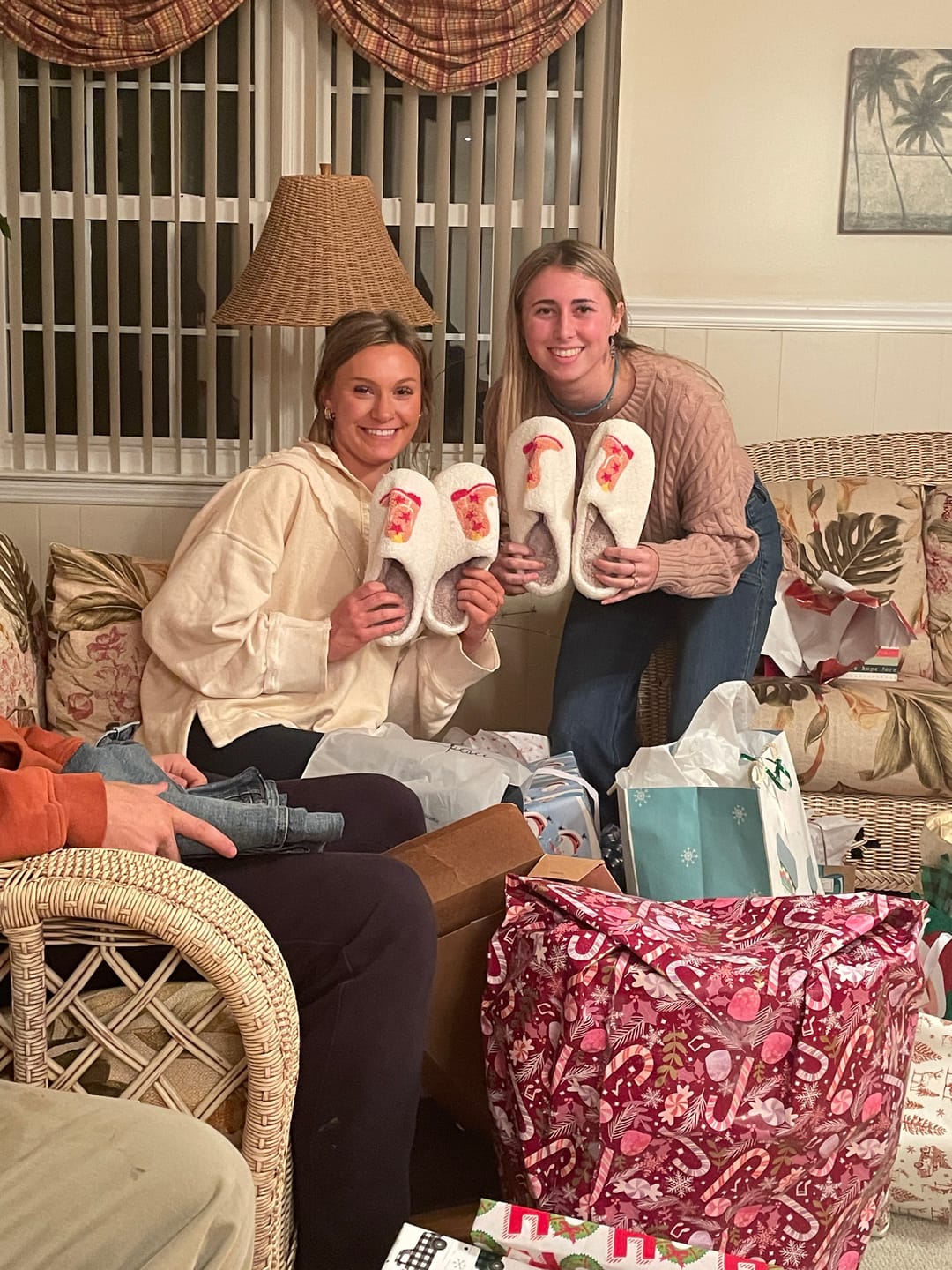 Customer photo review of Cowboy Boots Slippers