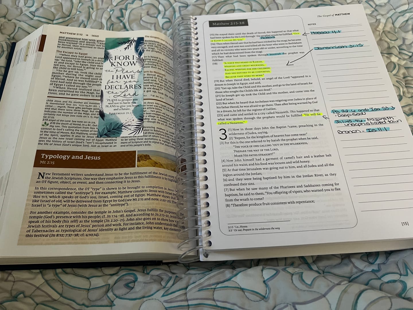 Customer photo review of Spiral Bible™ - NASB - New Testament - Flake