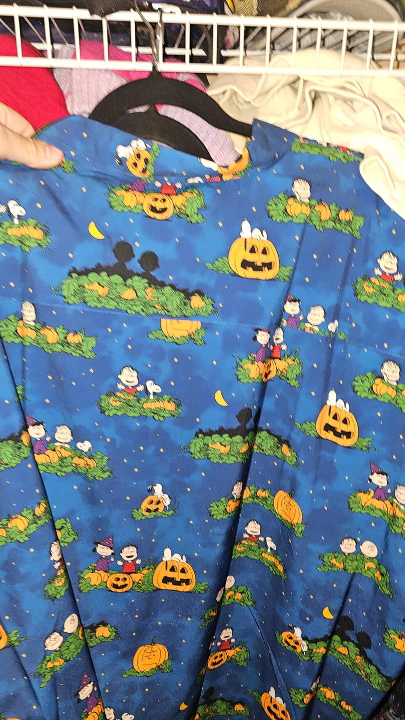 Customer photo review of Peanuts "It's the Great Pumpkin!" – Performance Hoodie