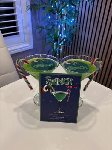 Customer photo review of The Grinch Cocktail Kit