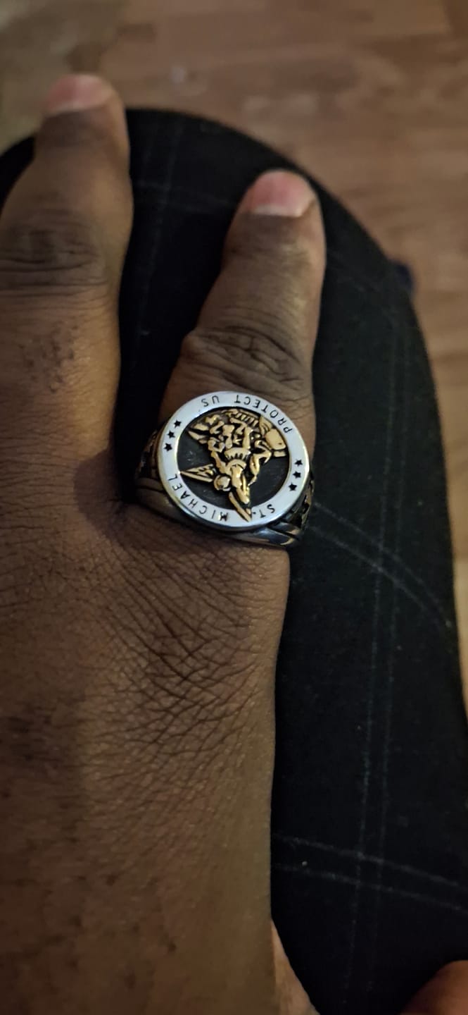 Customer photo review of ST. MICHAELS. - GOLD