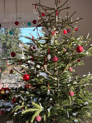 Customer photo review of Weihnachtsdeko mit Schneeflocken