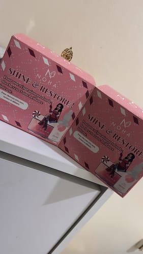 Customer photo review of Coffret SHINE AND RESTORE