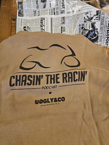 Customer photo review of Chasin the Racin Hoodie