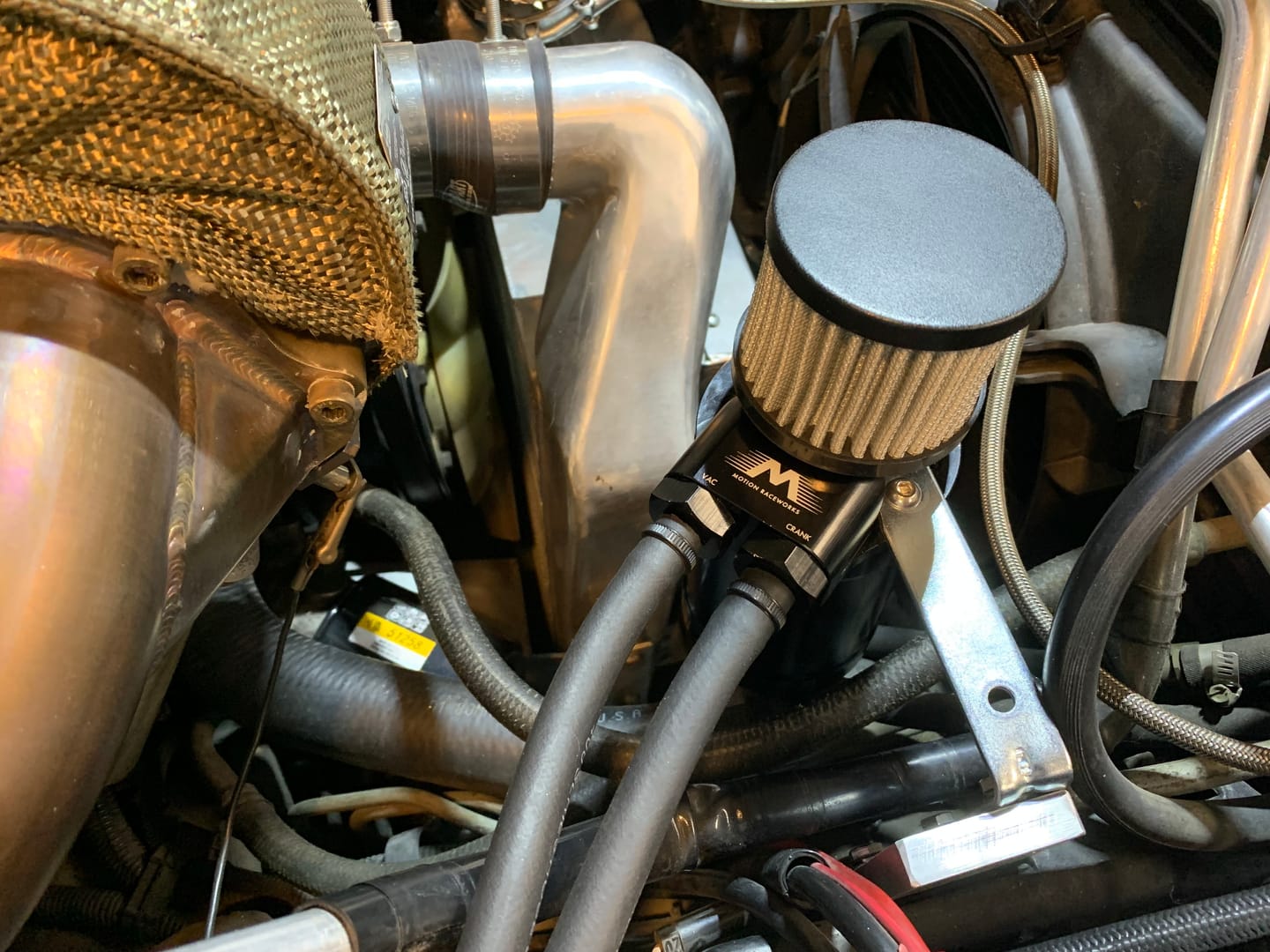 Customer photo review of Active 2 Stage Oil Separator / Oil Catch Can