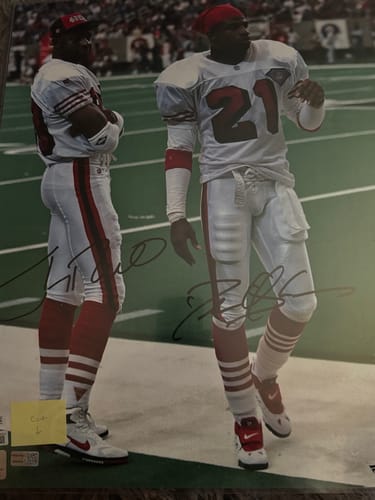 Customer photo review of Ricky Watters Autograph Signing