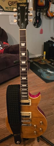 Customer photo review of Zero-Gravity Strap for Guitar & Bass