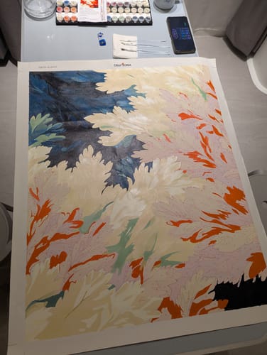 Customer photo review of Swirling Hues