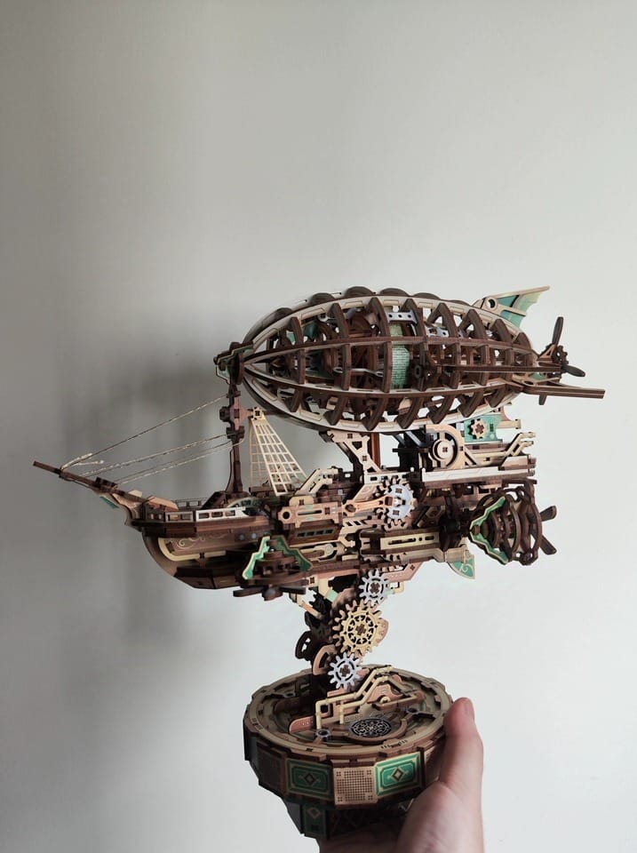 Customer photo review of Vapor Trek 3D Wooden Puzzle