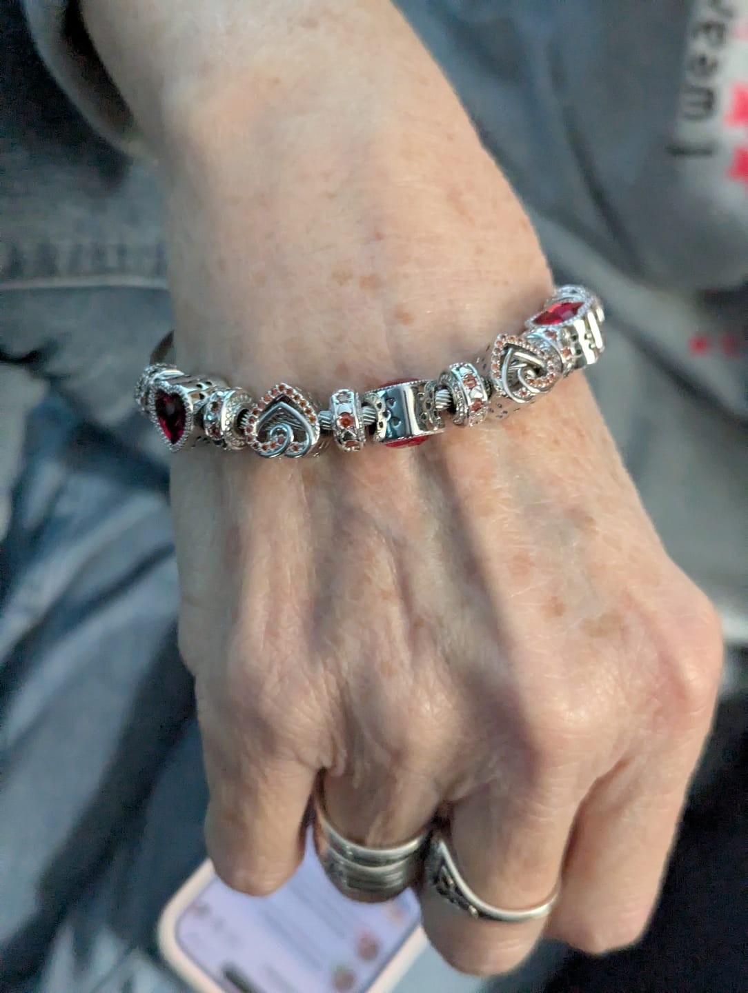 Customer photo review of To My Wife - You Are The Best Thing Bracelet