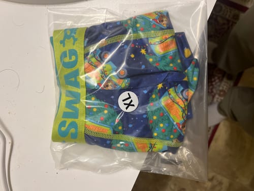 Customer photo review of SWAG - Scooby Doo: Christmas Mystery Machine Boxers