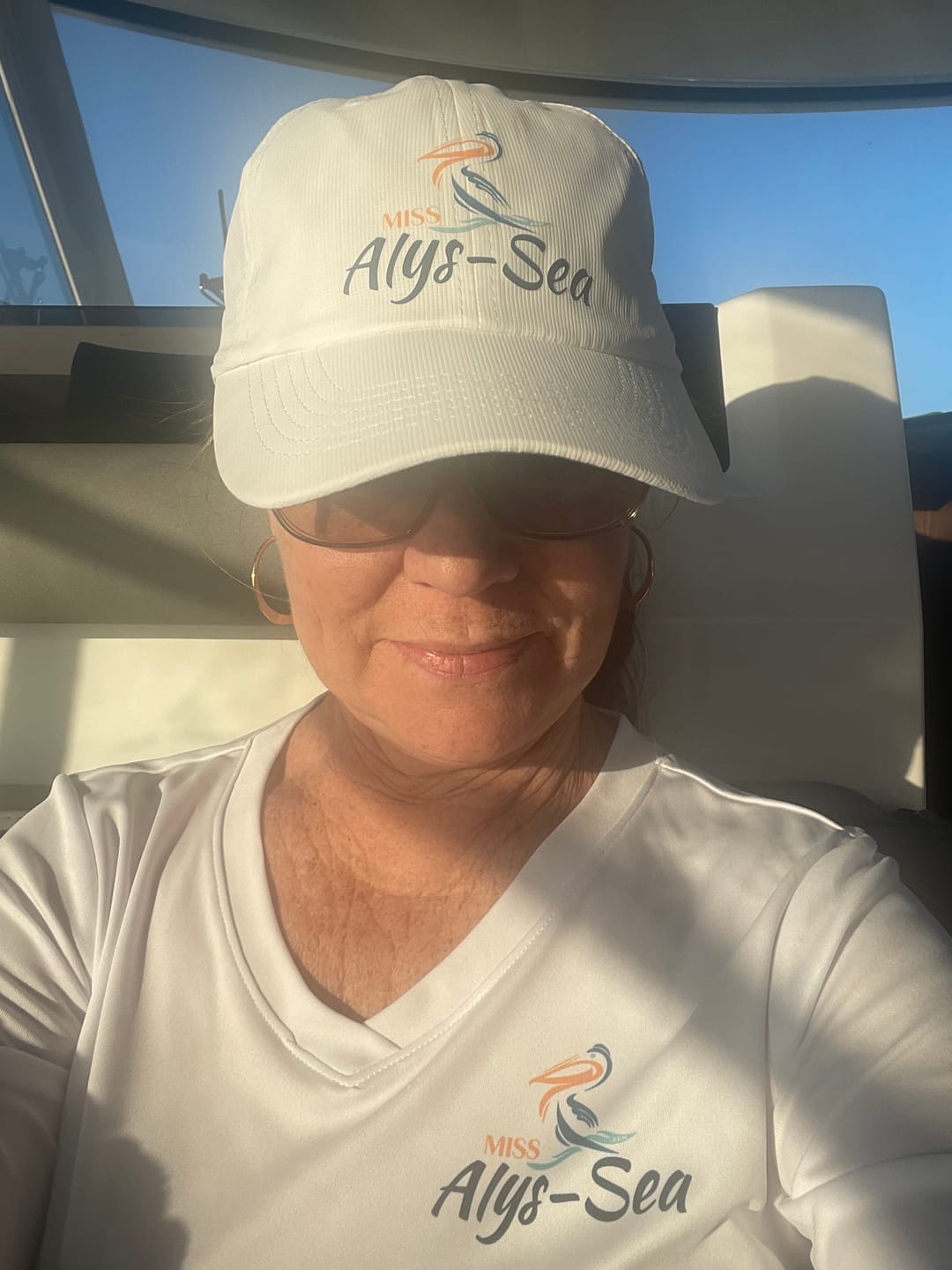 Customer photo review of Womens Dri-Fit Custom Boat Shirts - Long Sleeve
