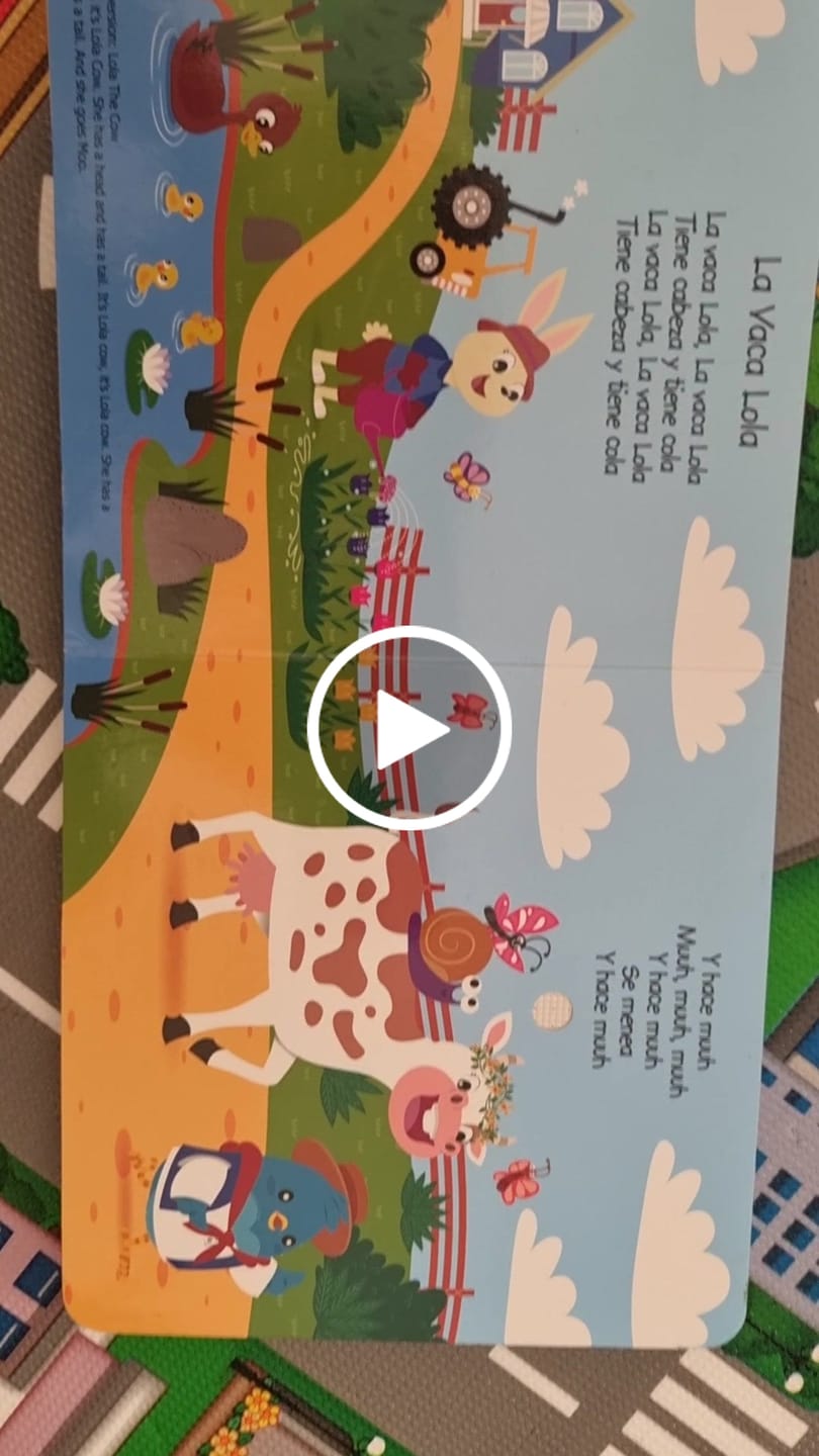 Customer video review of Libro Interactivo Canciones de Animales en español
