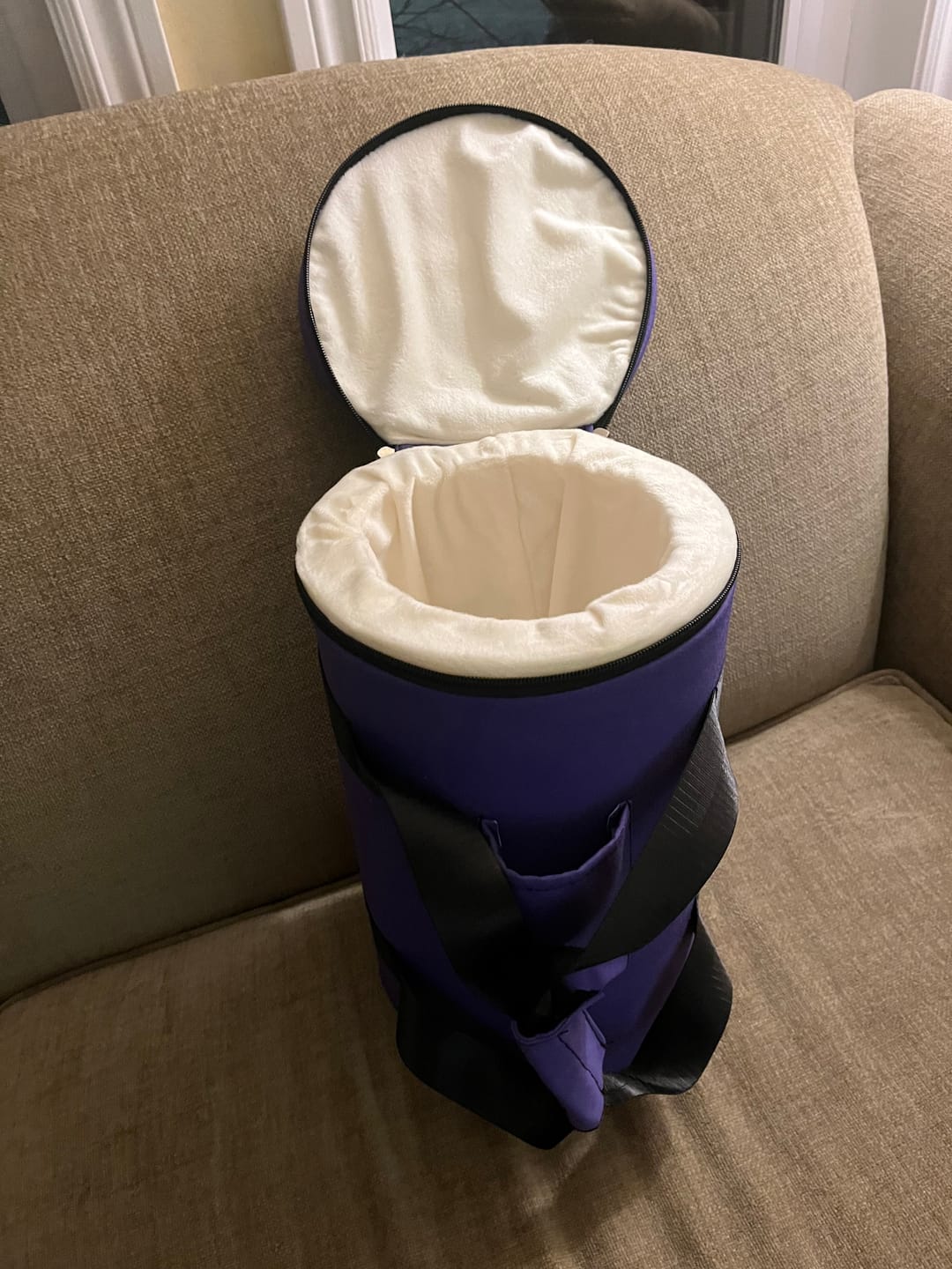 Customer photo review of Carrying Case Bag For Crystal Grail Chalice Handle Singing Bowl