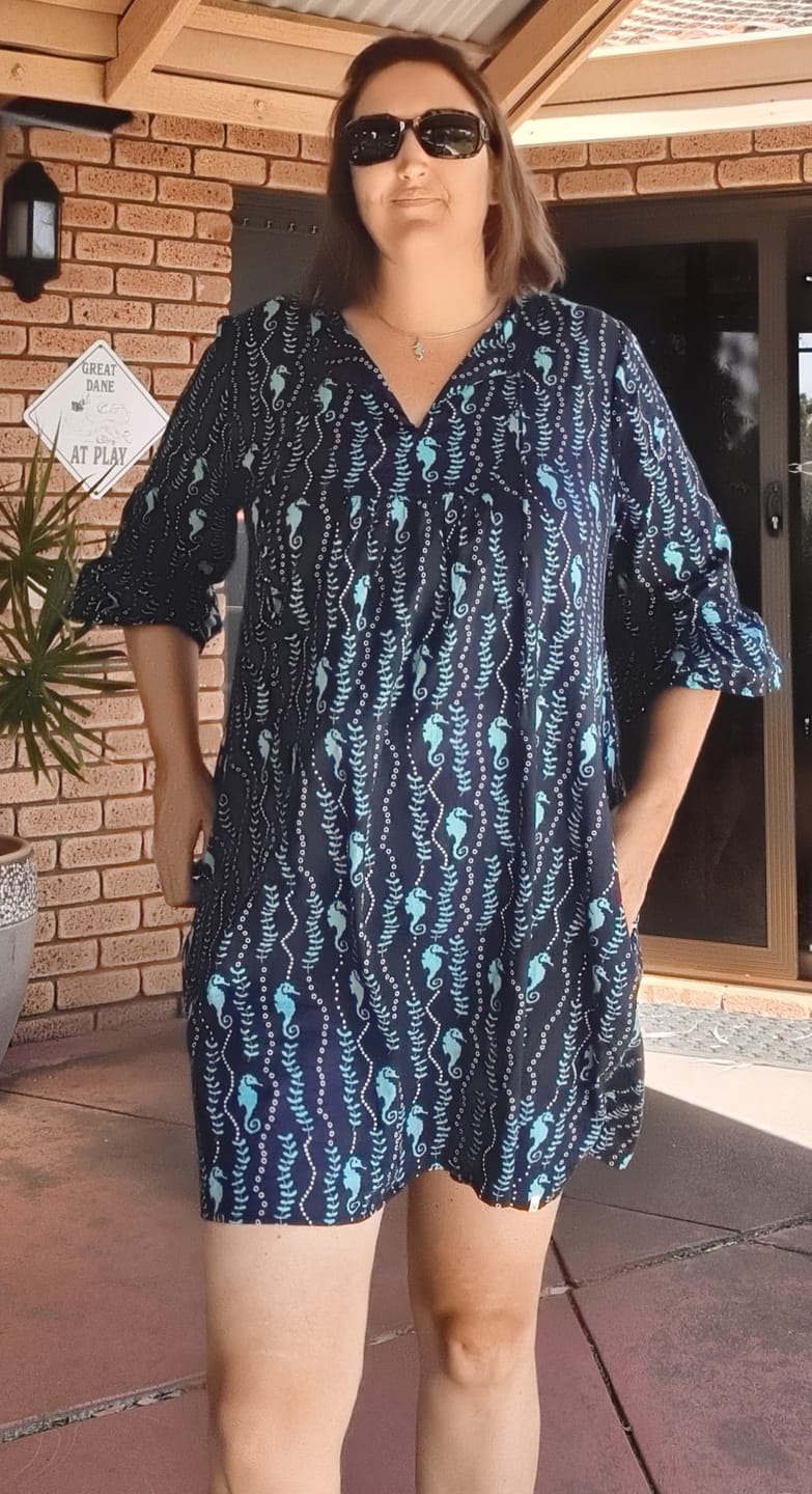 Customer photo review of Ruffle Cotton Skirt KV545
