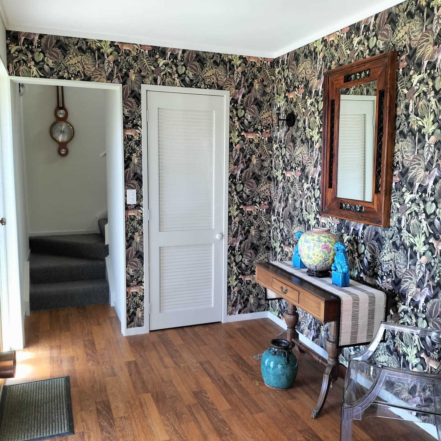 Customer photo review of Living Jungle Chevron Wallpaper - Black