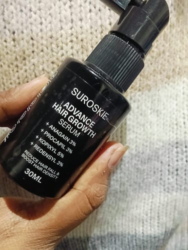 Customer photo review of Suroskie Advanced Hair Growth Serum