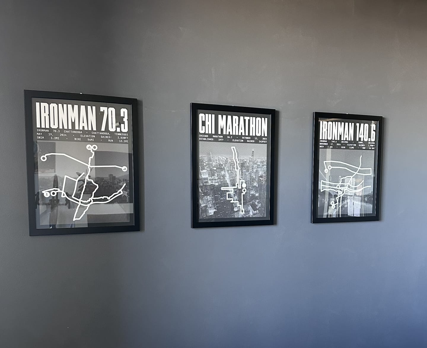 Customer photo review of Chicago Marathon Poster