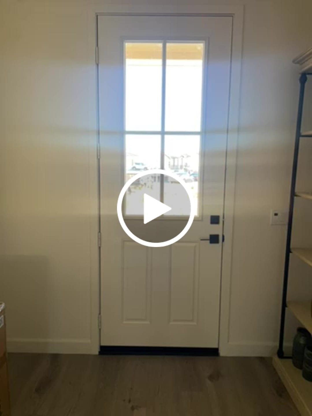 Customer video review of Clear 4 Lite Glass and Frame Kit (3/4 Lite 24" x 50" Frame Size)