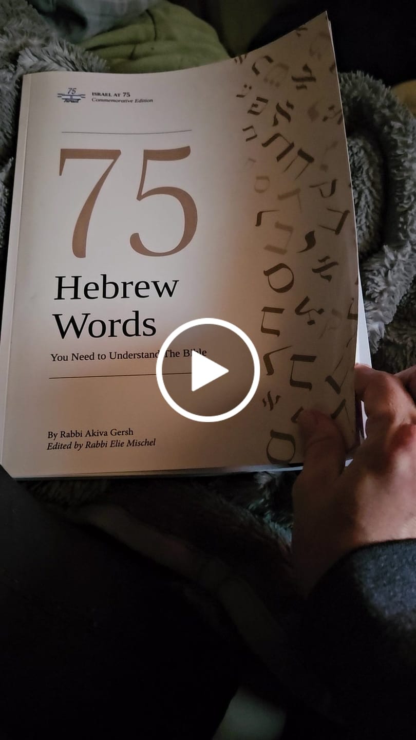 Customer video review of 75 Hebrew Words You Need to Understand the Bible