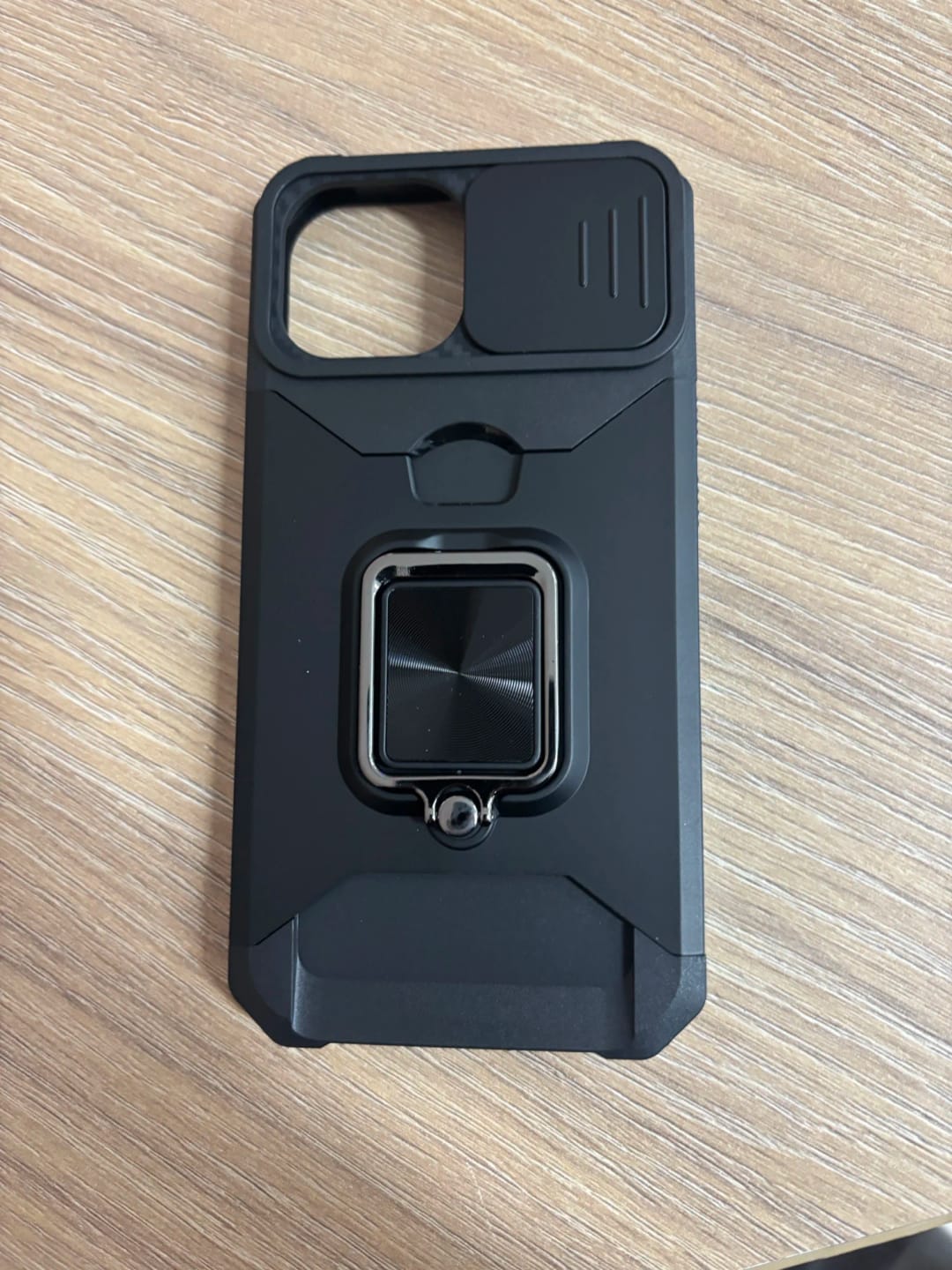 Customer photo review of LuxuryKase LK177 Camera Slide Protection Card Holder Heavy Protective Ring Magnetic Kickstand Armor Case Cover For iPhone 13 14 15 Plus Pro Max