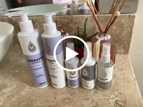 Customer video review of Kit Linha Completa Antifrizz